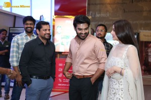 Teaser Launch of the Telugu film Vinaro Bhagyamu Vishnu Katha attended by Kiran Abbavaram and Kashmira Pardeshi