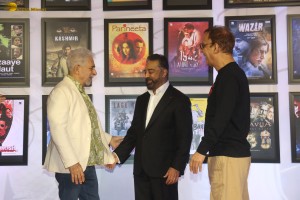Vinod Chopra Film Festival attended by Kamal Haasan, Jackie Shroff, Naseeruddin Shah, and Vidhu Vinod Chopra