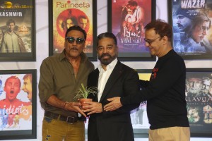 Vinod Chopra Film Festival attended by Kamal Haasan, Jackie Shroff, Naseeruddin Shah, and Vidhu Vinod Chopra