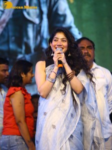 Sai Pallavi and Rana Daggubati attend the function of Telugu movie Virata Parvam titled Aathmeeya Veduka