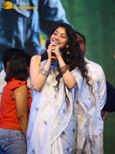 Sai Pallavi and Rana Daggubati attend the function of Telugu movie Virata Parvam titled Aathmeeya Veduka