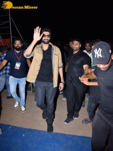 Sai Pallavi and Rana Daggubati attend the function of Telugu movie Virata Parvam titled Aathmeeya Veduka