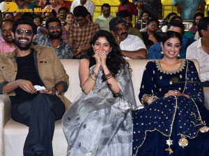 Sai Pallavi and Rana Daggubati attend the function of Telugu movie Virata Parvam titled Aathmeeya Veduka