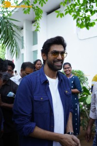 Sai Pallavi and Rana Daggubati in Guntur to promote their movie Virata Parvam