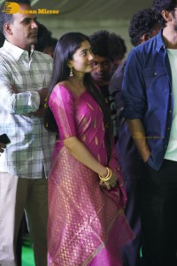 Sai Pallavi and Rana Daggubati in Guntur to promote their movie Virata Parvam