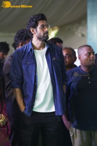 Sai Pallavi and Rana Daggubati in Guntur to promote their movie Virata Parvam