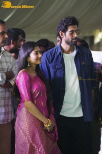 Sai Pallavi and Rana Daggubati in Guntur to promote their movie Virata Parvam