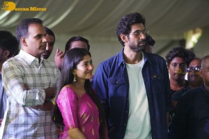 Sai Pallavi and Rana Daggubati in Guntur to promote their movie Virata Parvam