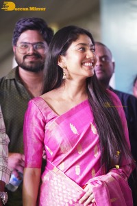 Sai Pallavi and Rana Daggubati in Guntur to promote their movie Virata Parvam