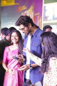 Sai Pallavi and Rana Daggubati in Guntur to promote their movie Virata Parvam