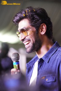 Sai Pallavi and Rana Daggubati in Guntur to promote their movie Virata Parvam
