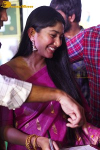 Sai Pallavi and Rana Daggubati in Guntur to promote their movie Virata Parvam