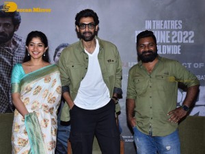 Sai Pallavi and Rana Daggubati of Virata Parvam movie team visited visakhapatnam part two