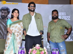 Sai Pallavi and Rana Daggubati of Virata Parvam movie team visited visakhapatnam part two