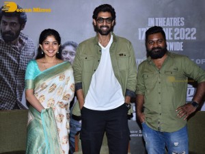 Sai Pallavi and Rana Daggubati of Virata Parvam movie team visited visakhapatnam part two