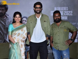 Sai Pallavi and Rana Daggubati of Virata Parvam movie team visited visakhapatnam part two