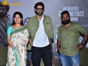 Sai Pallavi and Rana Daggubati of Virata Parvam movie team visited visakhapatnam part two