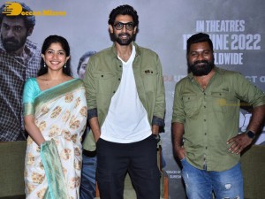 Sai Pallavi and Rana Daggubati of Virata Parvam movie team visited visakhapatnam part two