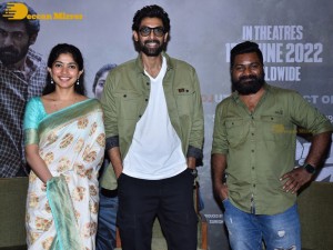 Sai Pallavi and Rana Daggubati of Virata Parvam movie team visited visakhapatnam part two