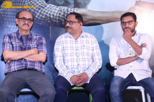 Sai Pallavi and Daggubati Suresh Babu attend the Press Meet of the movie Virata Parvam