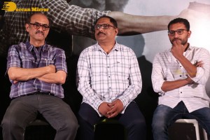 Sai Pallavi and Daggubati Suresh Babu attend the Press Meet of the movie Virata Parvam
