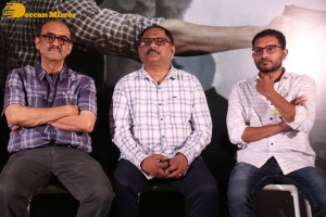 Sai Pallavi and Daggubati Suresh Babu attend the Press Meet of the movie Virata Parvam