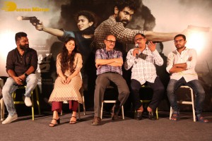 Sai Pallavi and Daggubati Suresh Babu attend the Press Meet of the movie Virata Parvam