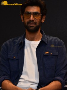 Sai Pallavi and Rana Daggubati in Vijayawada to promote their movie Virata Parvam