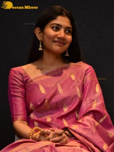 Sai Pallavi and Rana Daggubati in Vijayawada to promote their movie Virata Parvam