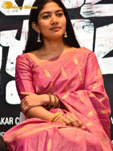 Sai Pallavi and Rana Daggubati in Vijayawada to promote their movie Virata Parvam