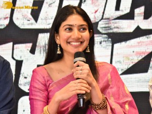 Sai Pallavi and Rana Daggubati in Vijayawada to promote their movie Virata Parvam