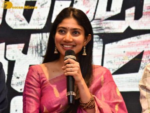 Sai Pallavi and Rana Daggubati in Vijayawada to promote their movie Virata Parvam