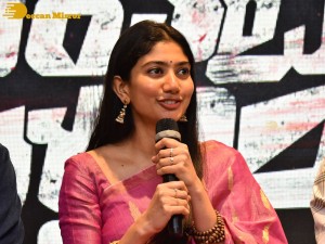 Sai Pallavi and Rana Daggubati in Vijayawada to promote their movie Virata Parvam