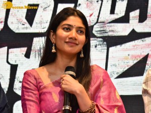 Sai Pallavi and Rana Daggubati in Vijayawada to promote their movie Virata Parvam