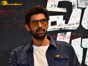 Sai Pallavi and Rana Daggubati in Vijayawada to promote their movie Virata Parvam