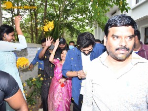 Sai Pallavi and Rana Daggubati in Vignan College to promote their movie Virata Parvam