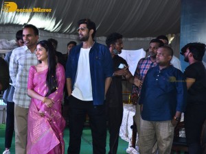 Sai Pallavi and Rana Daggubati in Vignan College to promote their movie Virata Parvam