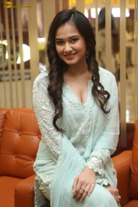 actress Virti Vaghani beautiful in a light green salwar dress