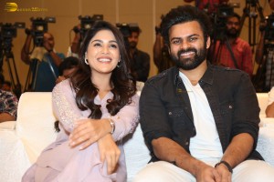 Virupaksha Thank You Meet attended by Sai Dharam Tej and Samyuktha Menon