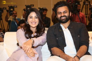 Virupaksha Thank You Meet attended by Sai Dharam Tej and Samyuktha Menon