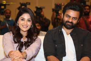 Virupaksha Thank You Meet attended by Sai Dharam Tej and Samyuktha Menon