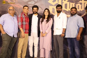 Virupaksha Thank You Meet attended by Sai Dharam Tej and Samyuktha Menon