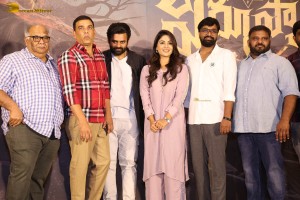 Virupaksha Thank You Meet attended by Sai Dharam Tej and Samyuktha Menon