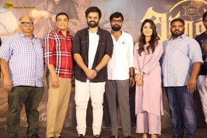 Virupaksha Thank You Meet attended by Sai Dharam Tej and Samyuktha Menon
