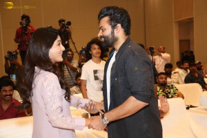 Virupaksha Thank You Meet attended by Sai Dharam Tej and Samyuktha Menon