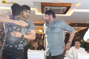 Waltair Veerayya Blockbuster Celebrations attended by Chiranjeevi and Ravi Teja