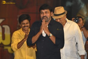 Chiranjeevi and Ravi Teja attend the Press Meet of the movie Waltair Veerayya