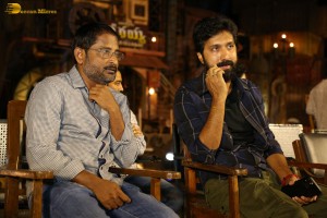 Chiranjeevi and Ravi Teja attend the Press Meet of the movie Waltair Veerayya