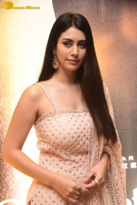 Actress Warina Hussain in a salwar dress