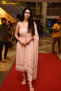 Actress Warina Hussain in a salwar dress